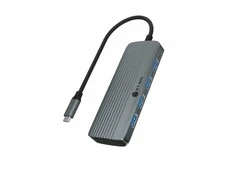 Icy Box Doko stotelė IB-DK4022a-CPD 6w1, HDMI,USB,PD