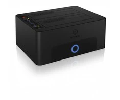 Icy Box „RaidSonic ICYBOX IB-1232CL-U3 2Bay“ prijungimo / klonavimo stotis, skirta 2,5 colio ir 3,5 colio HDD „Sata USB 3.2 Gen 1“