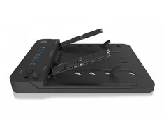 „Raidsonic Icy Box IB-2915MSCL-C31“ prijungimo stotelė ir „CloneStation“, skirta M.2 NVMe ir M.2 SATA SSD ir 2,5 colio / 3,5 colio SATA SSD / HDD