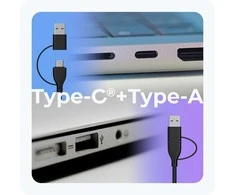 Icy Box IB-HUB1737-C3 7 prievadų USB 3.2 Gen 1 šakotuvas, 3x USB Type-C., 4x USB Type-A