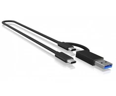 Icy Box „RaidSonic ICYBOX IB-1807MT-C31“ išorinis korpusas, skirtas M.2 NVMe SSD USB 3.2 Gen 2 Type-C
