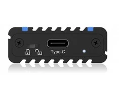 ICY BOX IB-1824ML-C31 USB Type-C korpusas, skirtas M.2 NVMe SSD - RGB apšviesta