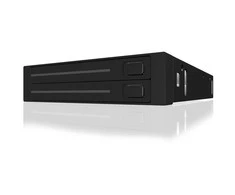 ICYBOX IB-2226StS Icy Box Mobilus stovas skirtas 2x 2,5 SATA HDD arba 3,5 SSD, Juodas