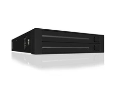 ICYBOX IB-2226StS Icy Box Mobilus stovas skirtas 2x 2,5 SATA HDD arba 3,5 SSD, Juodas