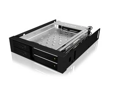 ICYBOX IB-2227StS Icy Box Mobilus stovas skirtas 2x 2.5 SATA HDD arba SSD, Juodas