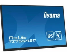 Nešiojamas monitorius iiYama ProLite T2755MSC-B1, 27", IPS, 1920 x 1080, 16:9, 400 cd/m², Touchscreen