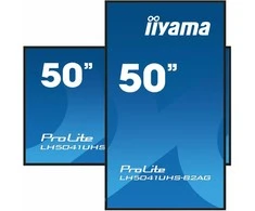 Monitorius IIYAMA LH5041UHS-B2AG 50 colių 3840 x 2160 UHD VA skydelis 500 cd/m2 5000:1 statinis kontrastas 9,5 ms kraštovaizdžio arba portreto režimas