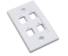 Intellinet 163316 Skydas paviršiuje montuojamam lizdui 4x Keystone