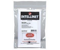 Intellinet 163293 elektros jungiklio / lizdo dangtelis Balta