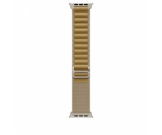 Išmanusis laikrodis „Apple“ 49 mm įdegusio apyrankės „Alpine Loop“ – maža – natūralaus titano apdaila