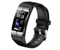Išmanioji apyrankė Maxcom Fit FW34, Sidabrinės spalvos korpusas su juodos spalvos apyranke
