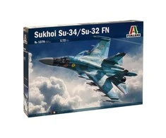 Italeri Su-34/Su-32 FN lėktuvo surenkamas rinkinys 1/72