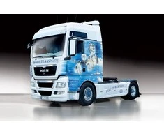 Italeri MAN TGX XXL Wolf Transporte 1/24 surenkamas sunkvežimio modelis