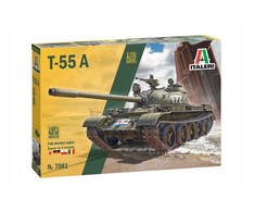 Italeri T-55A vidutinis tankas 1/72 – surenkamas plastikinis modelis