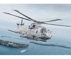 Italeri AW-101 Merlin HM.1 sraigtasparnis 1/72, plastikinis rinkinys