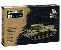 Italeri Cromwell Mk. IV tankas 1/56 plastikinis surinkimo rinkinys