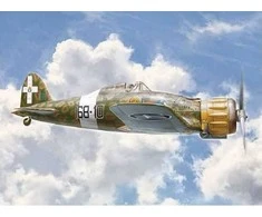 Italeri Macchi C.200 Saetta 1/48 plastikinis lėktuvo modelio rinkinys