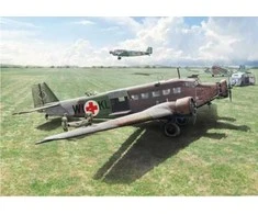 Italeri Junkers Ju 52/3m 1/72 plastikinis lėktuvas rinkimui