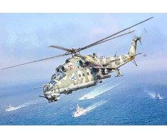 Italeri Mi-24/35 Hind sraigtasparnis 1/72 plastikinis modelis