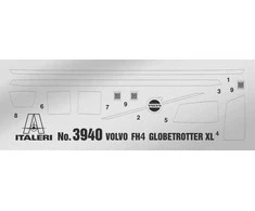 Italeri Volvo FH Low Roof 1/24 plastikinis sunkvežimio modelis