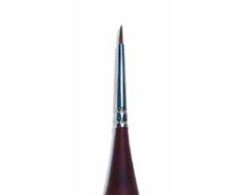 Italeri natūralaus plauko apvalus teptukas dydis 000, 52251
