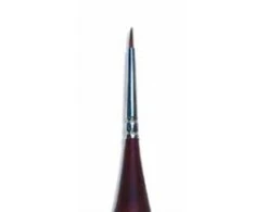 Italeri natūralaus plauko apvalus teptukas dydis 000, 52251
