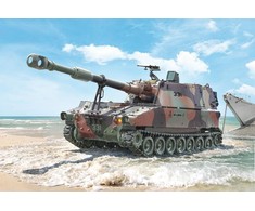 Italeri M109 A2/A3/G savaeigė haubica 1/35 plastikinis rinkinys 6589