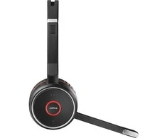 Belaidės ausinės Jabra Evolve 75 SE MS Duo, Juodos