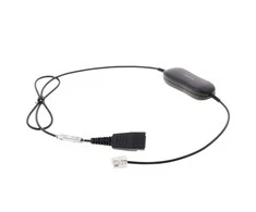 Jabra Smart Cord QD to RJ9 straight su 8-position switch configurator skirta Avaya one-X Telephone system skirta 96XX Series