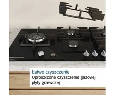 Kaitlentė Bosch Serie 6 PCQ7A5I90 hob Nerūdijantis plienas Built-in 75 cm Gas 5 zone(s)