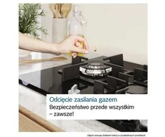 Kaitlentė Bosch Serie 6 PPP6A2I40 Gas hob Baltas, Juodas