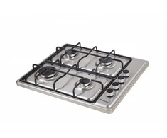 Kaitlentė Viryklė Ravanson K-04SNG (dujinė viryklė, 4 laukų, netaikoma, inox spalvos)
