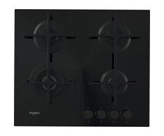 Whirlpool AKT 627/NB1 Juodas Built-in 59 cm Gas 4 zone(s)