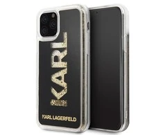 Karl Lagerfeld telefono dėklas Glitter Karl Logo iPhone 11 Pro