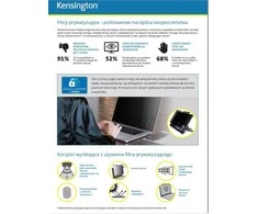 Kensington 626489 ekrano privatumo filtras Berėmio ekrano privatumo filtras 63,5 cm (25")