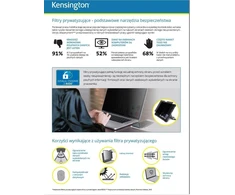 Kensington 626490 ekrano privatumo filtras Berėmio ekrano privatumo filtras 66 cm (26")