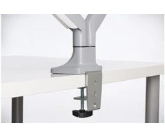 Leitz Kensington K55470EU stalinis plokščiųjų ekranų laikiklis 81,3 cm (32") Gnybtas / varžtai Pilka, Sidabras