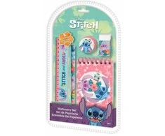 Kids Euroswan - Priedai licencyjne Rinkinys piśmienniczy 5 dalys | Lilo &amp; Stitch