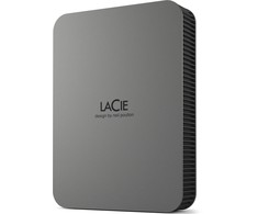 Kietasis diskas LACIE MOBILE DRIVE 4TB USB 3.1 - USB TYPE C, kosminė pilka, saugi