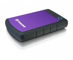 Išorinis kietasis diskas Transcend 25H3P 2.5'' 1TB USB3, Triguba smūgių slopinimo sistema