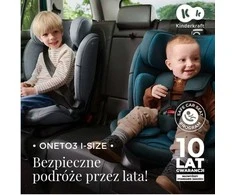 KINDERKRAFT automobilinė kėdutė ONETO3 i-Size, 76-150 cm, su ISOFIX sistema, cherry pearl, KCONE300RED0000