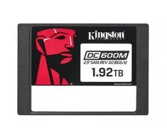 KINGSTON 1.92TB DC600M 2.5" SATA3 mišraus naudojimo duomenų centro SSD, skirtas įmonės serveriams ir NAS (paruošta VMWare)