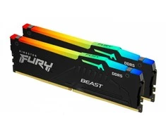 RAM Kingstonas | Fury Beast | 32 komplektas (16GBx2) GB | DDR5 | 6400 MHz | PC/serveris | Registracijos Nr. | ECC Nr