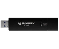Kingston IronKey D500S 128GB FIPS 140-3 3 lygis 256 bitų