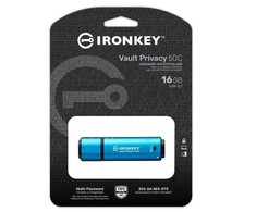 „Kingston IronKey Vault Privacy 50C“ 16 GB USB-C, 256 bitų, AES šifruotas