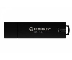 Kingston IronKey D500S 64GB FIPS 140-3 3 lygis 256 bitų
