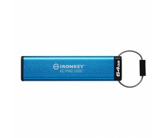 KINGSTON 64GB USB-C IronKey klaviatūra 200C FIPS 140-3 Lvl 3 Pending AES-256
