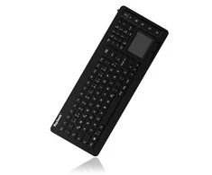 Icy Box KeySonic klaviatūra waterproof, touchpad, USB, industrial IP68, Juodas