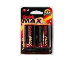 Kodak MAX D (LR20) baterijos - 2 lizdinės plokštelės