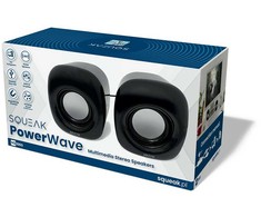 Kompiuterio kolonėlės Squeak Kompiuterio garsiakalbiai 2.0 PowerWave SQ1003